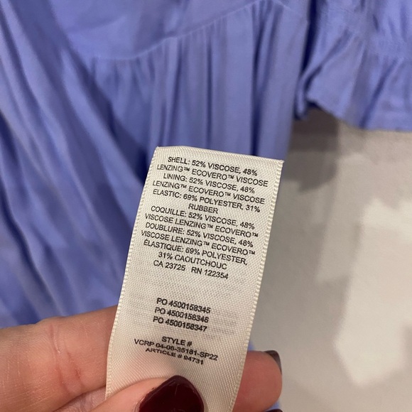 Aritzia Moorland Dress Soft Iris Size XS EUC - Picture 4 of 5